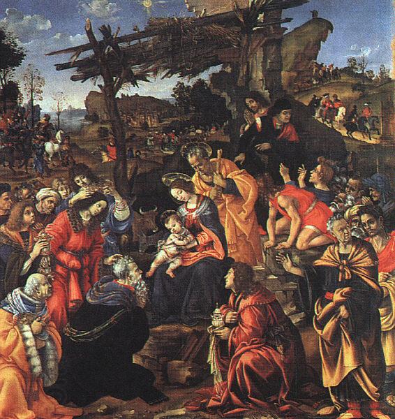Filippino Lippi The Adoration of the Magi oil painting picture